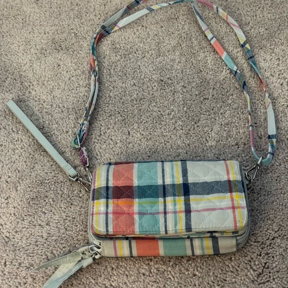Vera Bradley Plaid Crossbody Bag